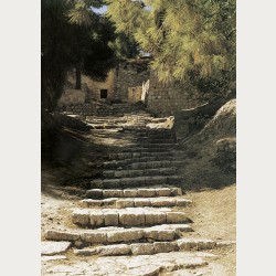 Bildbeschreibung - Römische Treppe in Jerusalem