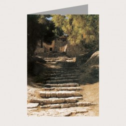 Faltkarte «Römische Treppe in Jerusalem»