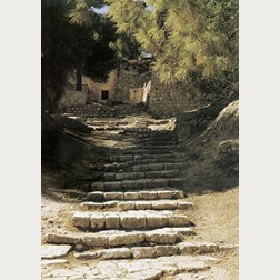Römische Treppe in Jerusalem